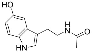 N-アセチルセロトニンの化学構造