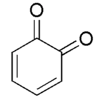 o-ベンゾキノンの化学構造