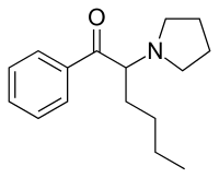 α-PHPの化学構造