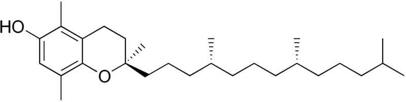 β-トコフェロールの化学構造