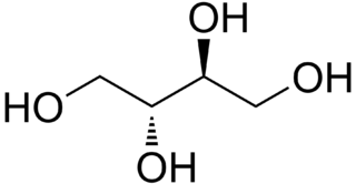 エリスリトール（エリトリトール）の化学構造