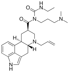 カベルゴリンの化学構造