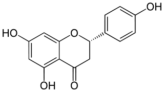 ナリンゲニンの化学構造