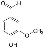 バニリンの化学構造