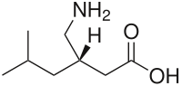 プレガバリンの化学構造
