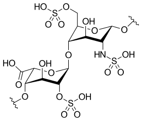 ヘパリンの化学構造