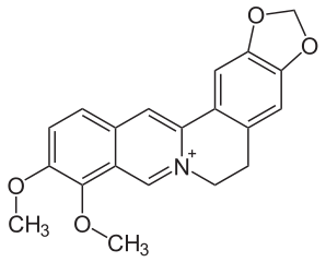 ベルベリンの化学構造