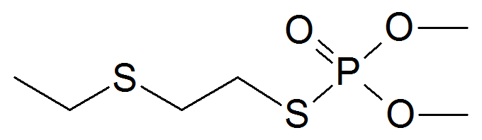 メチルジメトンの化学構造