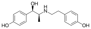 リトドリンの化学構造
