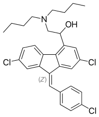 ルメファントリンの化学構造