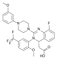 レテルモビルの化学構造