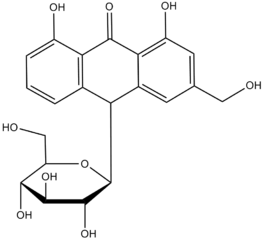 バルバロイン（アロイン）の化学構造