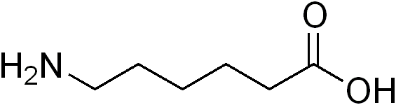 ε-アミノカプロン酸の化学構造