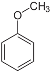 アニソールの化学構造
