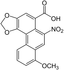 アリストロキア酸の化学構造