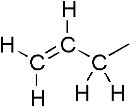 アリル基の化学構造
