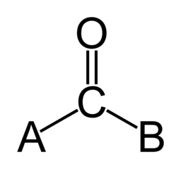 カルボニル基（アルデヒド基）の化学構造