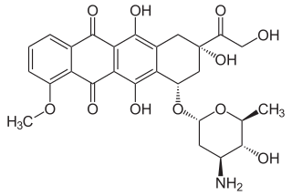 エピルビシンの化学構造