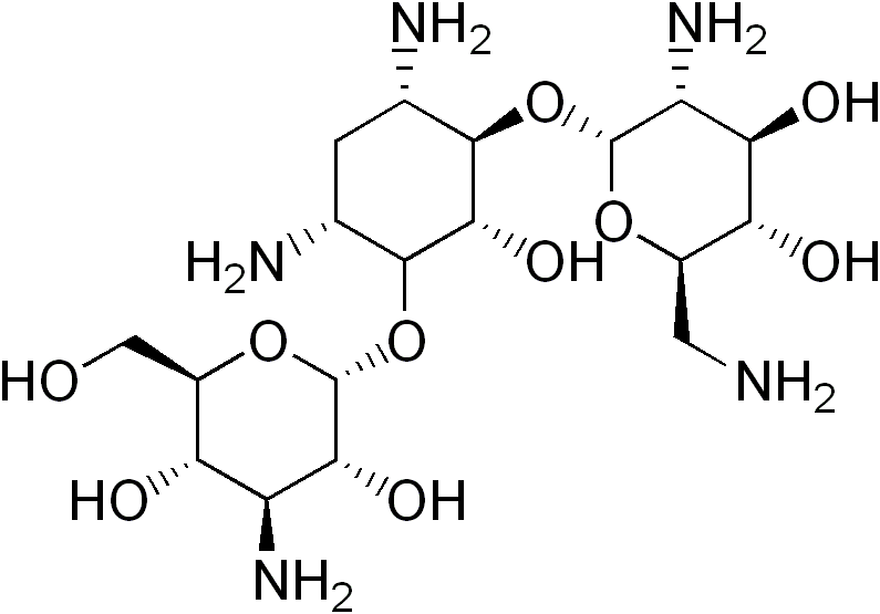 カナマイシンB（ベカナマイシン）の化学構造