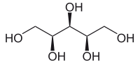 キシリトールの化学構造