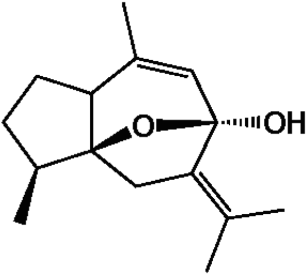 クルクメノールの化学構造