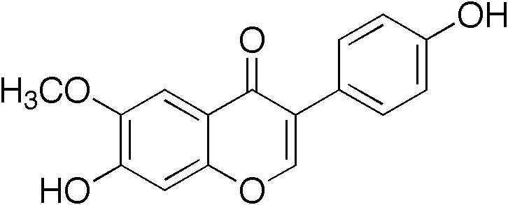 グリシテインの化学構造