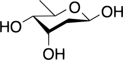 ジギトキソースの化学構造