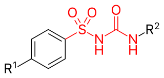スルホニルウレア構造の化学構造