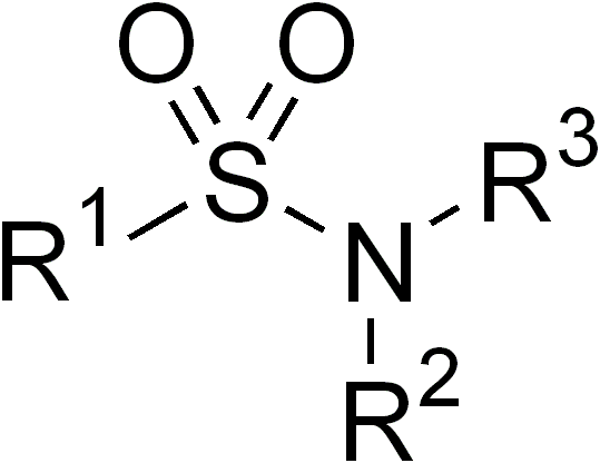 スルホンアミド基の化学構造