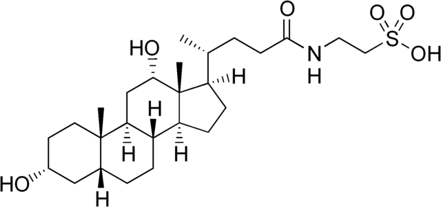 タウロデオキシコール酸の化学構造