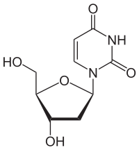 デオキシウリジンの化学構造