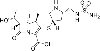 ドリペネムの化学構造
