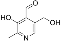 ピリドキサールの化学構造