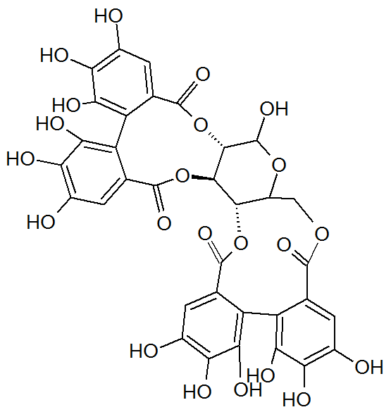 ペデュンクラギンの化学構造