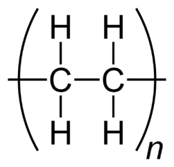 ポリエチレンの化学構造