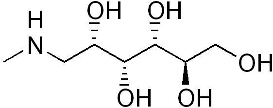 メグルミンの化学構造