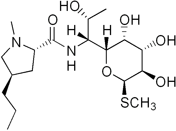 リンコマイシンの化学構造