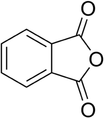 無水フタル酸の化学構造