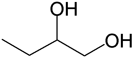 1,2-ブチレングリコールの化学構造