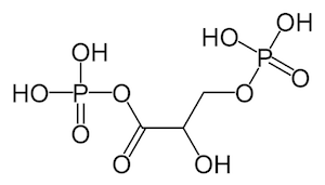 1,3-ビスホスホグリセリン酸の化学構造