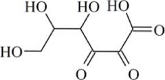 2,3-ジケトグロン酸の化学構造