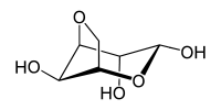 3,6-アンヒドロ-L-ガラクトースの化学構造
