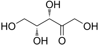 D-キシルロースの化学構造