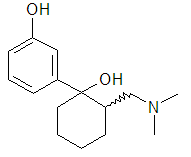 O-デスメチルトラマドールの化学構造