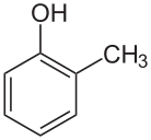 O-クレゾールの化学構造