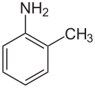 o-トルイジンの化学構造